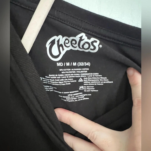 Cheetos graphic tee shirt size m (32/34) and matching pants sz Medium. - Picture 3 of 7